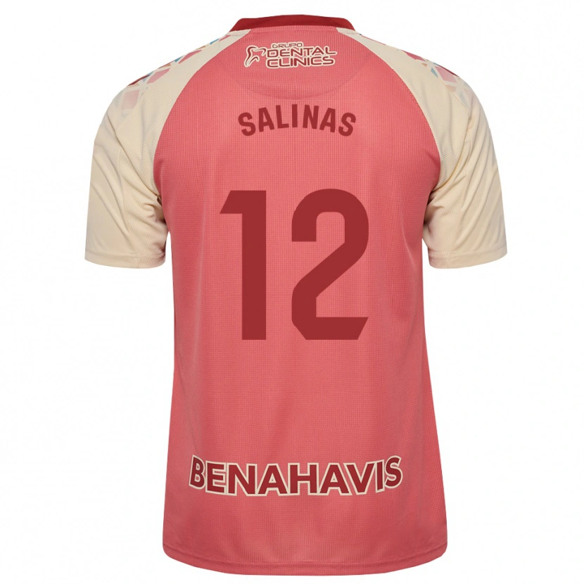 Danxen Kid José Salinas #12 Light Pink Red Blue Away Jersey 2026/27 T-Shirt