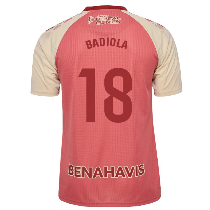 Danxen Kid Ibon Badiola #18 Light Pink Red Blue Away Jersey 2026/27 T-Shirt