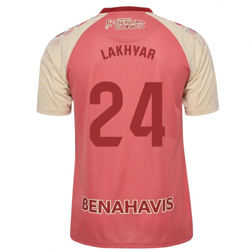 Danxen Kid Houssam Lakhyar #24 Light Pink Red Blue Away Jersey 2026/27 T-Shirt
