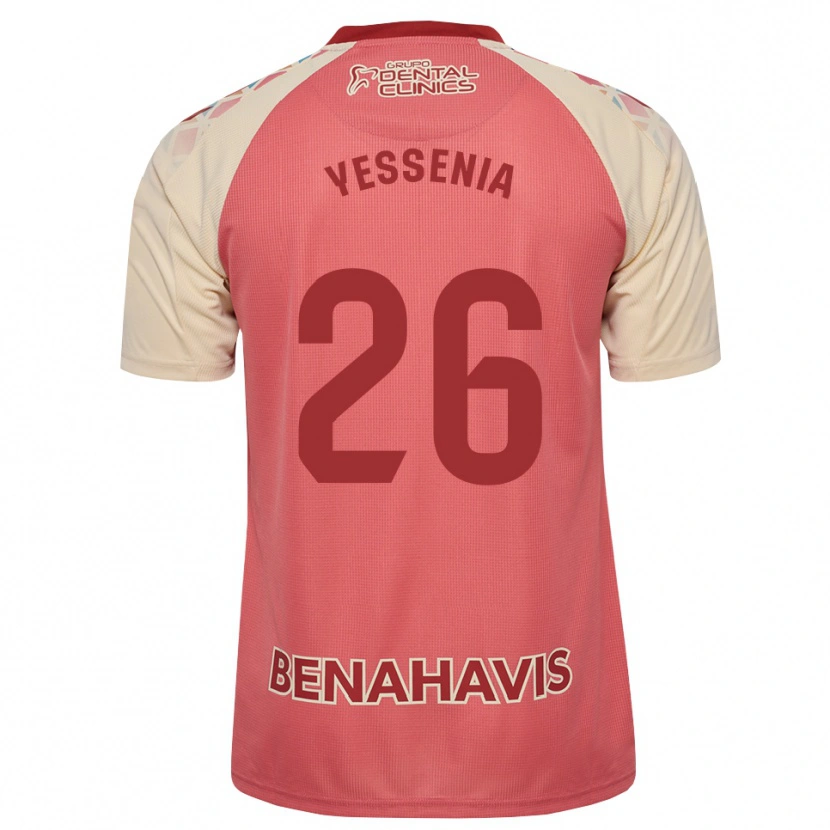 Danxen Kid Yessenia Alcaide Martin #26 Light Pink Red Blue Away Jersey 2026/27 T-Shirt