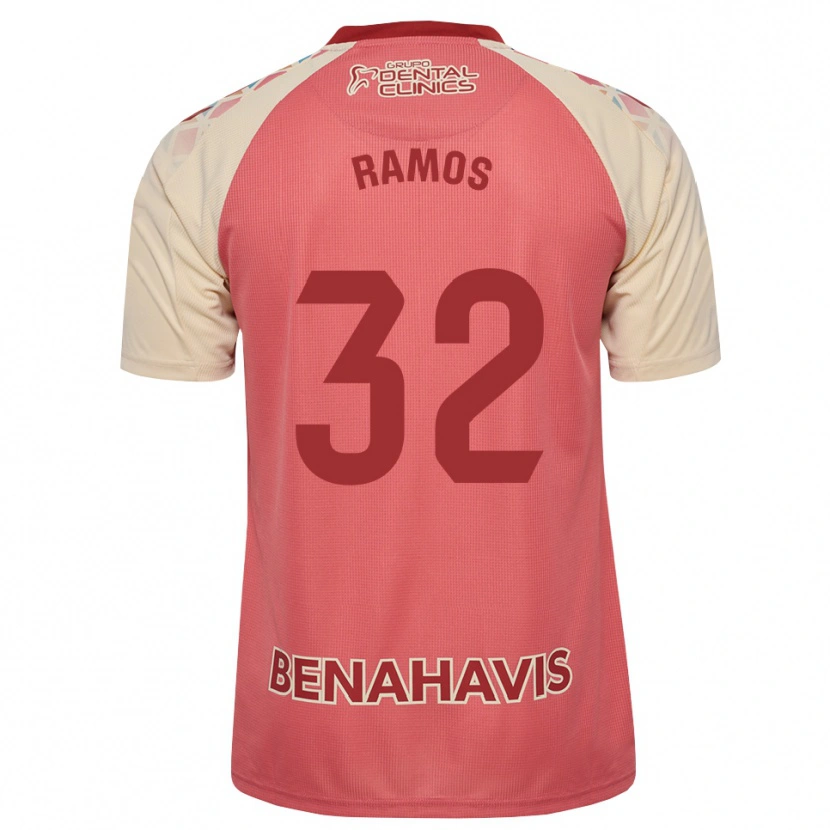 Danxen Kid Salva Ramos #32 Light Pink Red Blue Away Jersey 2026/27 T-Shirt