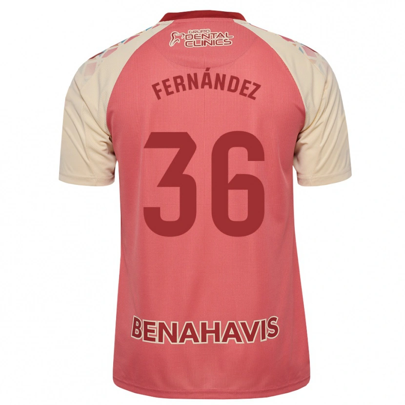 Danxen Kid Basti Fernández #36 Light Pink Red Blue Away Jersey 2026/27 T-Shirt