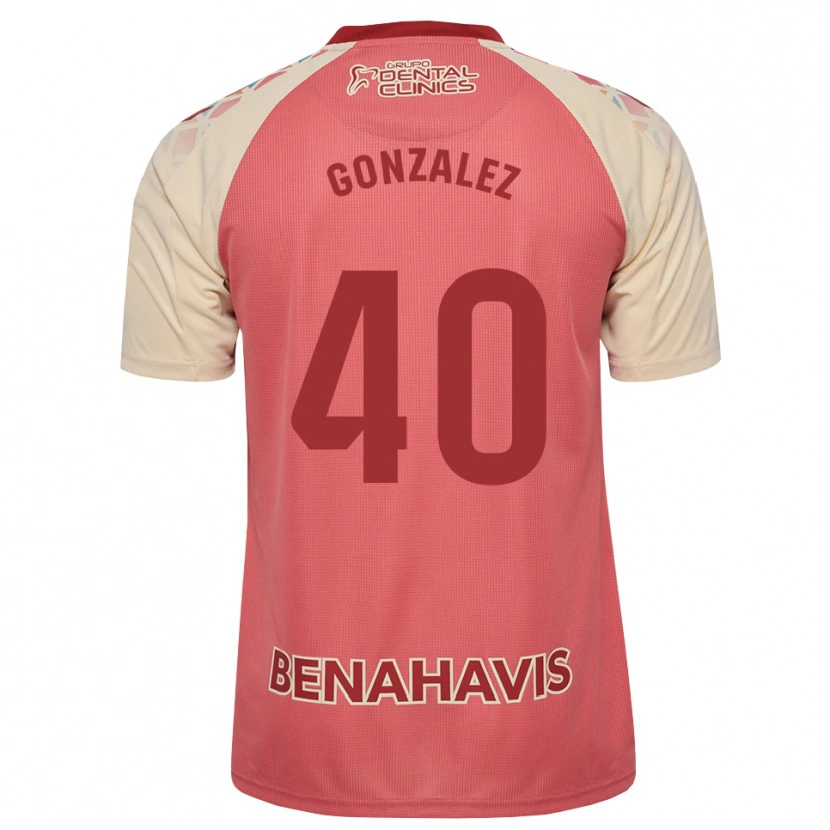 Danxen Kid Carol González #40 Light Pink Red Blue Away Jersey 2026/27 T-Shirt