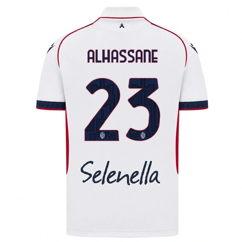 Danxen Kid Rahim Alhassane #23 White Red Royal Blue Away Jersey 2026/27 T-Shirt