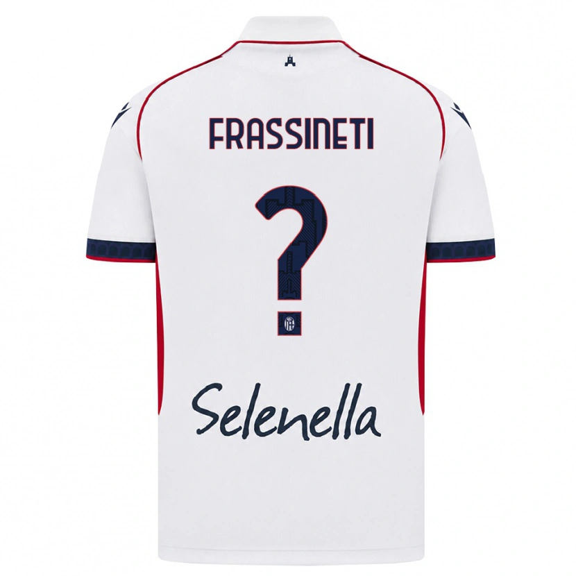Danxen Kid Obama Frassineti #0 White Red Royal Blue Away Jersey 2026/27 T-Shirt