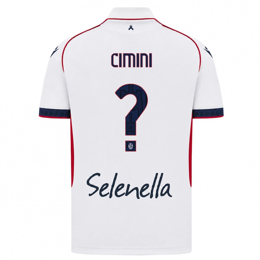 Danxen Kid Linda Tucceri Cimini #0 White Red Royal Blue Away Jersey 2026/27 T-Shirt