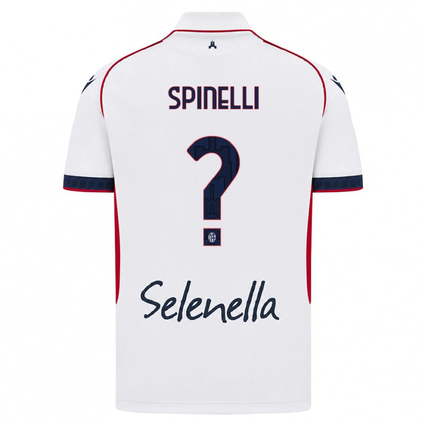 Danxen Kid Giorgia Spinelli #0 White Red Royal Blue Away Jersey 2026/27 T-Shirt