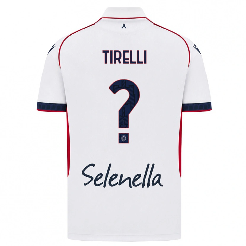 Danxen Kid Manuel Tirelli #0 White Red Royal Blue Away Jersey 2026/27 T-Shirt