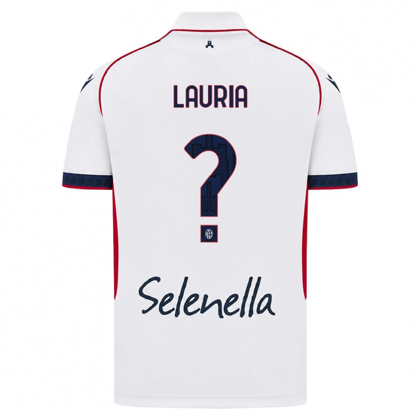 Danxen Kid Nicole Lauria #0 White Red Royal Blue Away Jersey 2026/27 T-Shirt