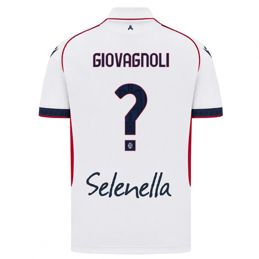 Danxen Kid Linda Giovagnoli #0 White Red Royal Blue Away Jersey 2026/27 T-Shirt