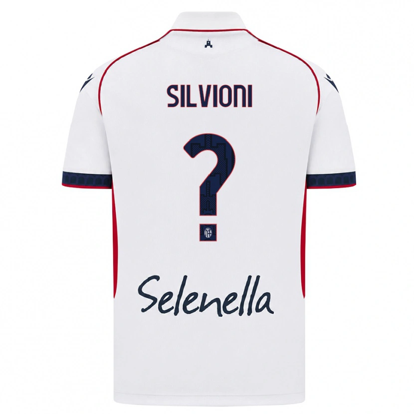 Danxen Kid Ludovica Silvioni #0 White Red Royal Blue Away Jersey 2026/27 T-Shirt