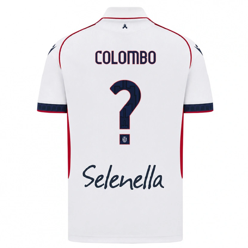 Danxen Kid Valentina Colombo #0 White Red Royal Blue Away Jersey 2026/27 T-Shirt