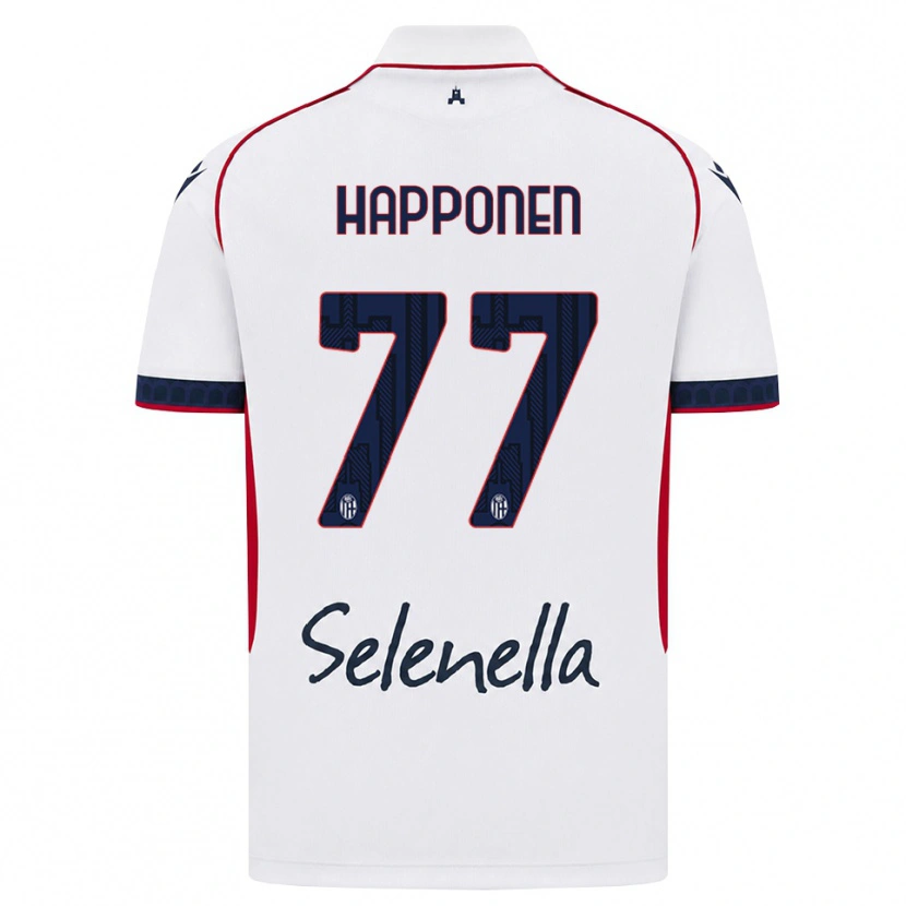 Danxen Kid Ukko Happonen #77 White Red Royal Blue Away Jersey 2026/27 T-Shirt
