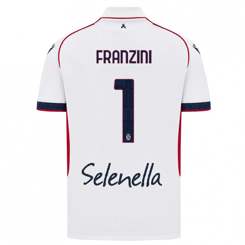 Danxen Kid Davide Franzini #1 White Red Royal Blue Away Jersey 2026/27 T-Shirt