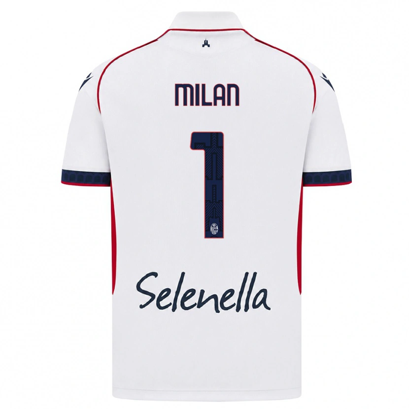 Danxen Kid Riccardo Milan #1 White Red Royal Blue Away Jersey 2026/27 T-Shirt