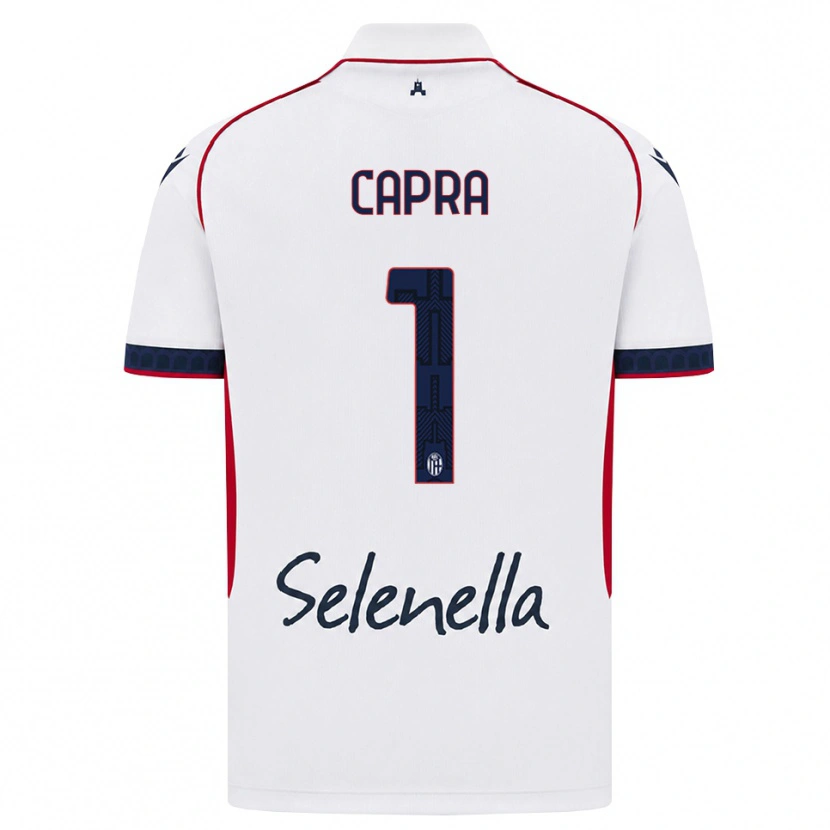 Danxen Kid Daniel Capra #1 White Red Royal Blue Away Jersey 2026/27 T-Shirt