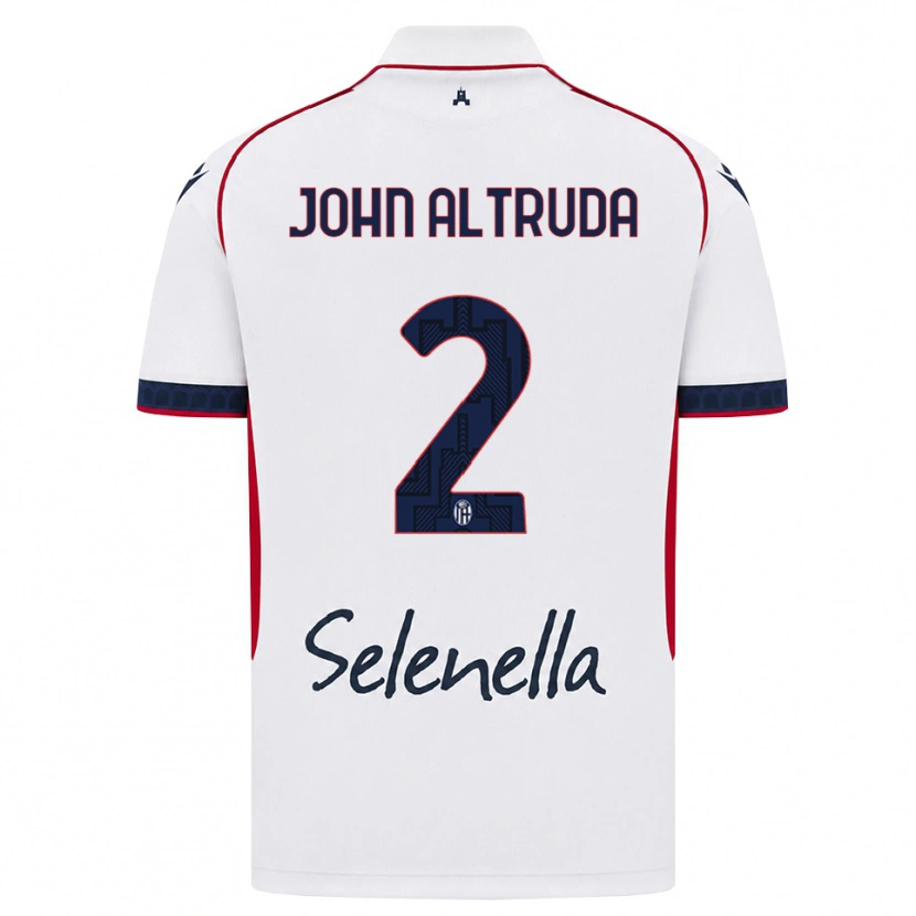 Danxen Kid Alessandro John Altruda #2 White Red Royal Blue Away Jersey 2026/27 T-Shirt