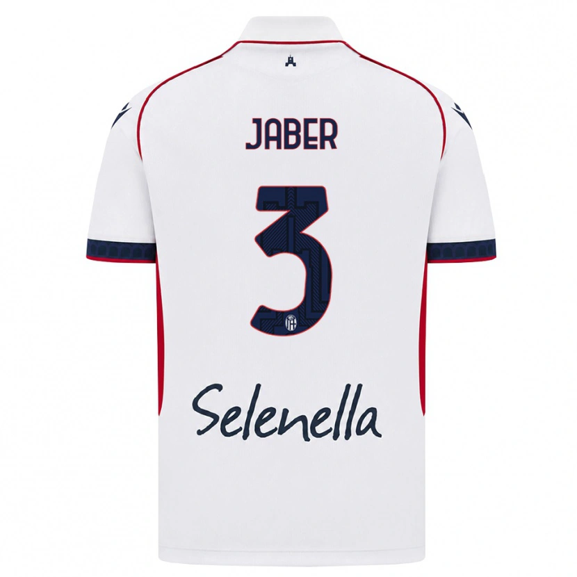 Danxen Kid Ali Jaber #3 White Red Royal Blue Away Jersey 2026/27 T-Shirt