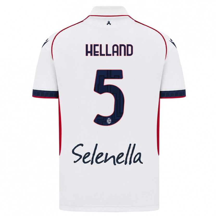 Danxen Kid Eivind Helland #5 White Red Royal Blue Away Jersey 2026/27 T-Shirt