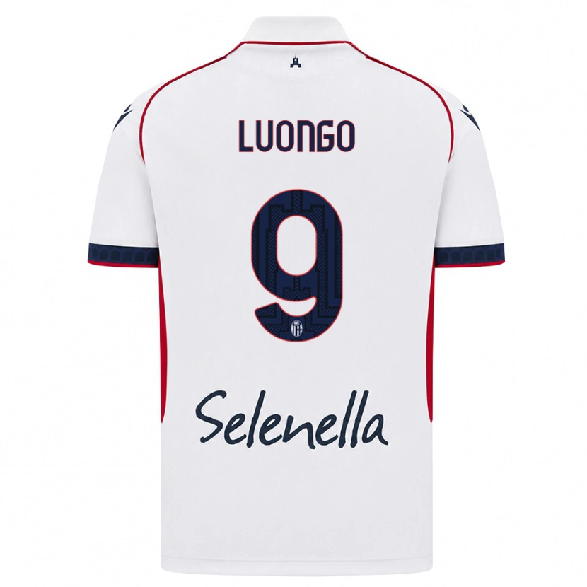 Danxen Kid Francesco Luongo #9 White Red Royal Blue Away Jersey 2026/27 T-Shirt