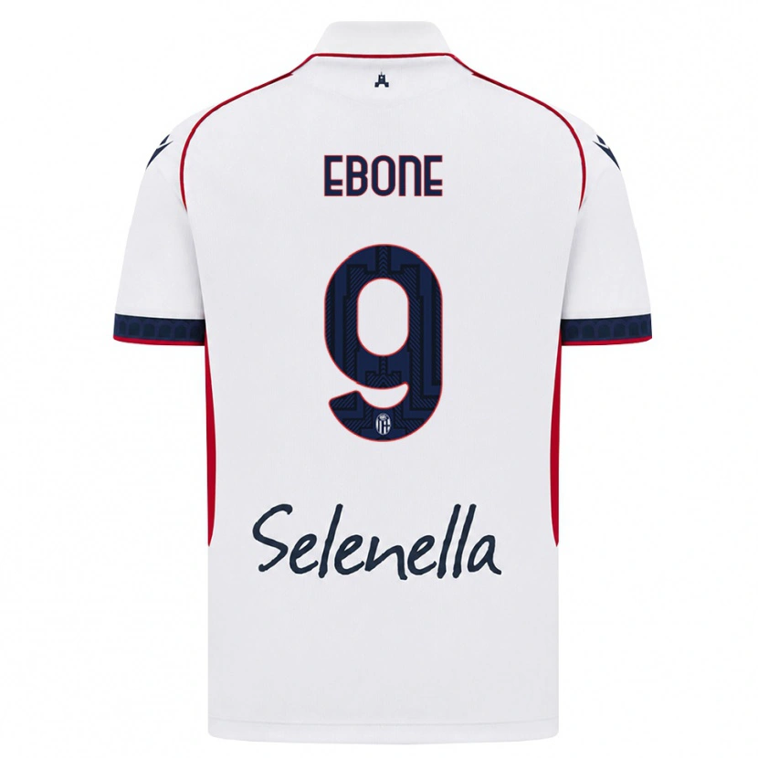 Danxen Kid Tommaso Ebone #9 White Red Royal Blue Away Jersey 2026/27 T-Shirt