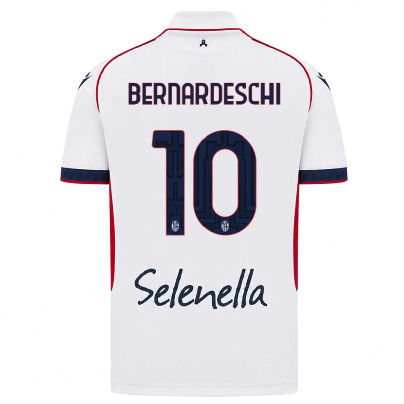 Danxen Kid Federico Bernardeschi #10 White Red Royal Blue Away Jersey 2026/27 T-Shirt