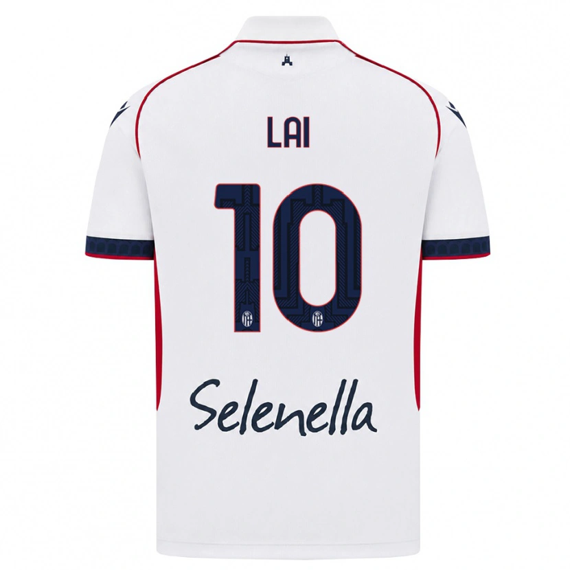 Danxen Kid Luca Lai #10 White Red Royal Blue Away Jersey 2026/27 T-Shirt
