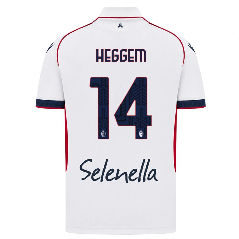 Danxen Kid Torbjørn Heggem #14 White Red Royal Blue Away Jersey 2026/27 T-Shirt