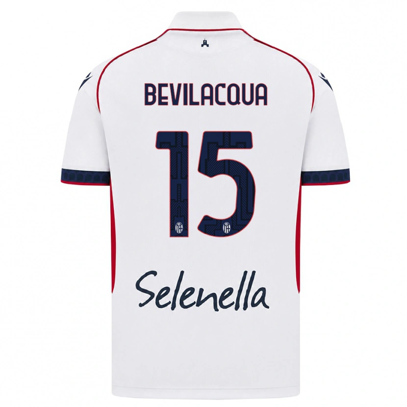Danxen Kid Vincenzo Bevilacqua #15 White Red Royal Blue Away Jersey 2026/27 T-Shirt