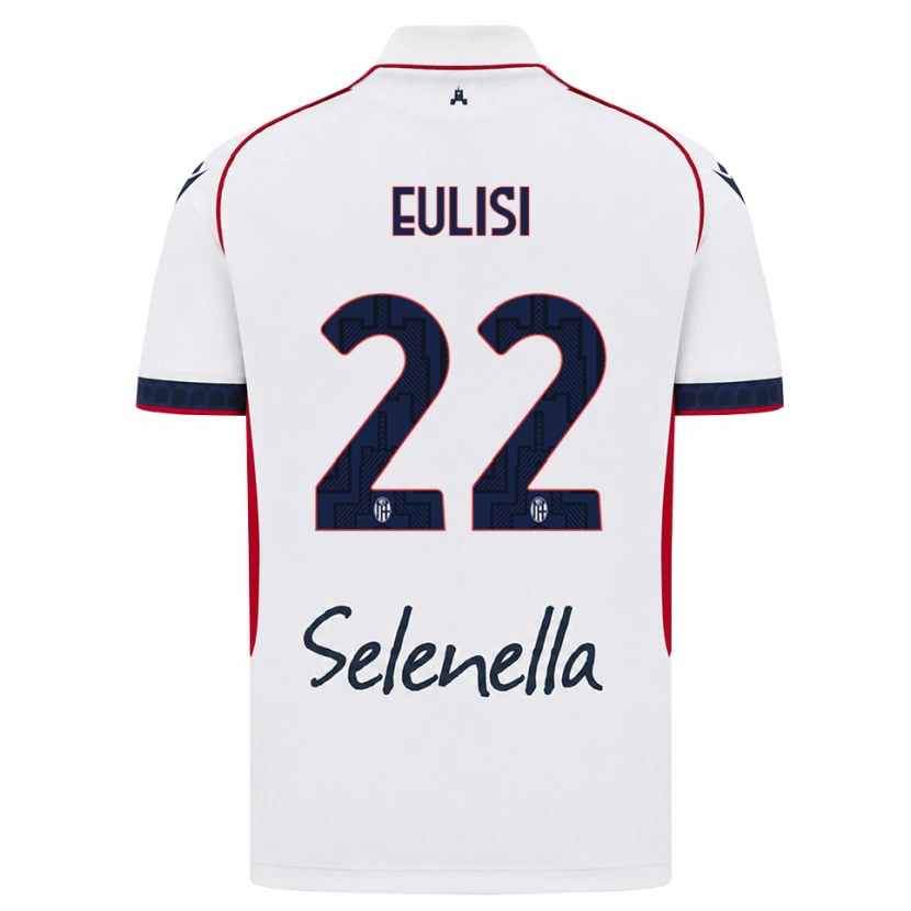 Danxen Kid Gabriele Eulisi #22 White Red Royal Blue Away Jersey 2026/27 T-Shirt