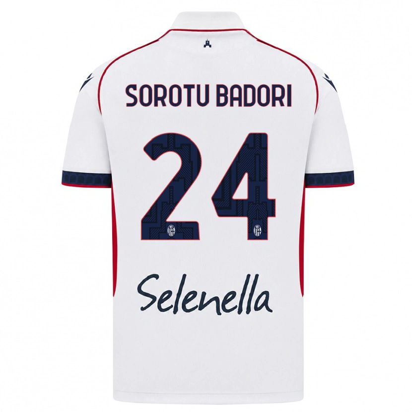 Danxen Kid Kwesi Sorotu Badori #24 White Red Royal Blue Away Jersey 2026/27 T-Shirt
