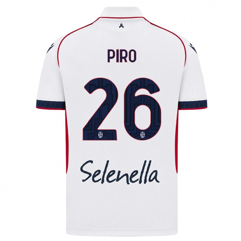 Danxen Kid Christian Piro #26 White Red Royal Blue Away Jersey 2026/27 T-Shirt