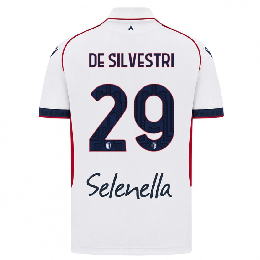 Danxen Kid Lorenzo De Silvestri #29 White Red Royal Blue Away Jersey 2026/27 T-Shirt