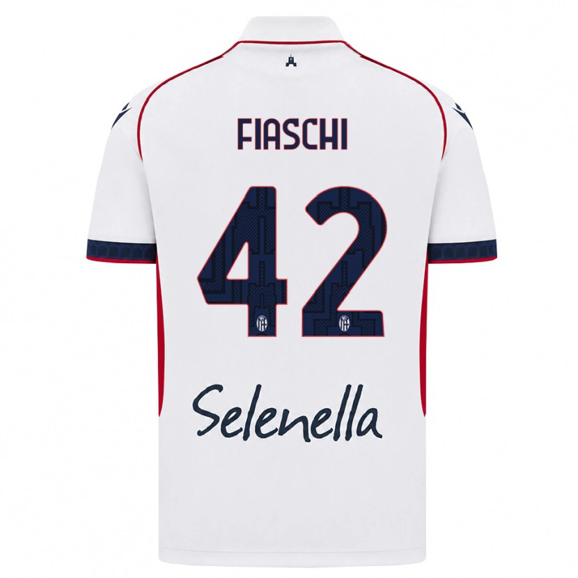 Danxen Kid Marco Fiaschi #42 White Red Royal Blue Away Jersey 2026/27 T-Shirt