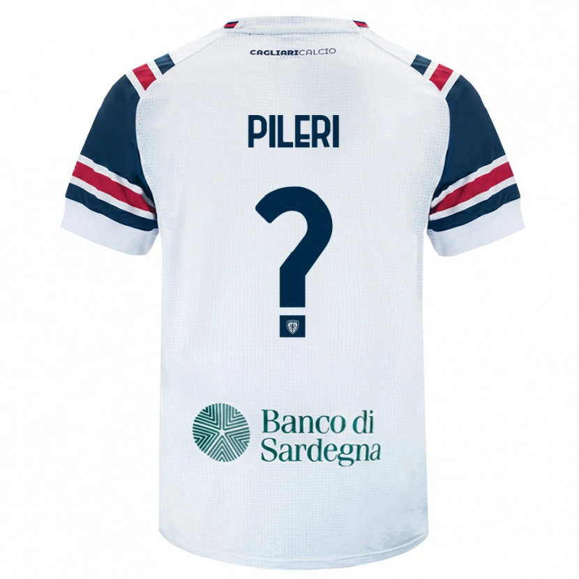 Danxen Kid Matteo Pileri #0 White Red Green Away Jersey 2026/27 T-Shirt