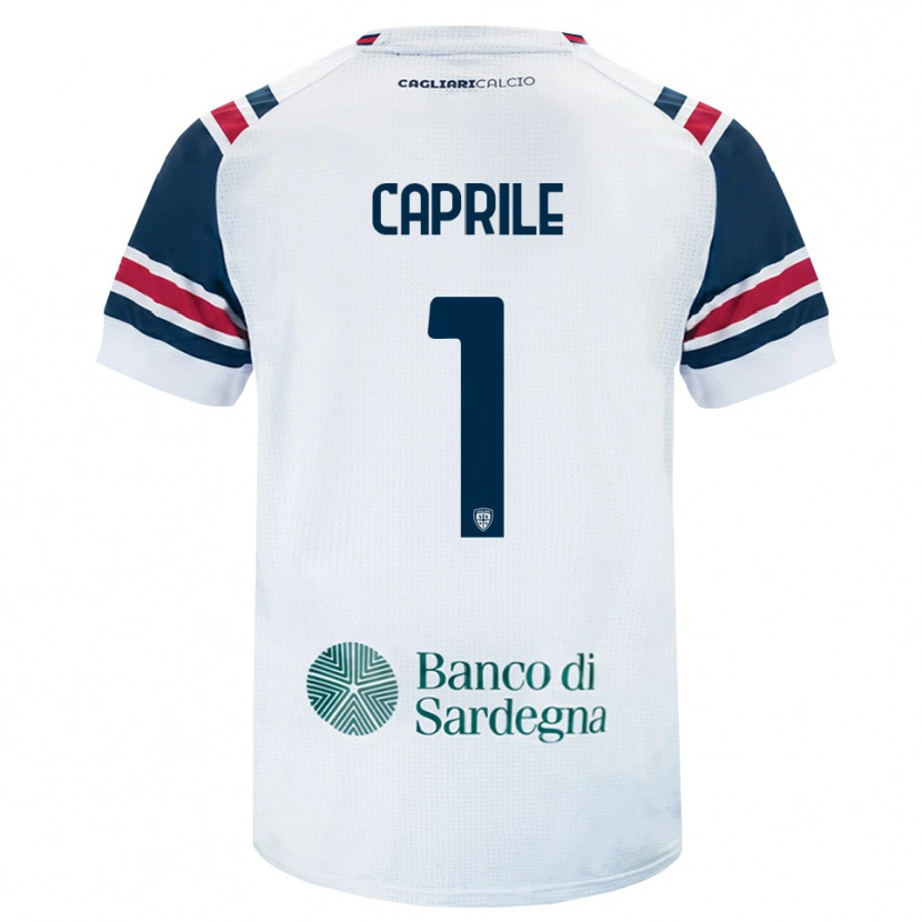 Danxen Kid Elia Caprile #1 White Red Green Away Jersey 2026/27 T-Shirt