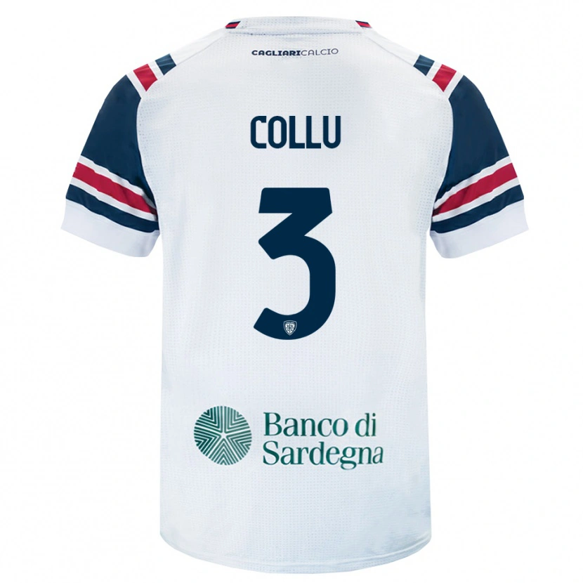 Danxen Kid Davide Collu #3 White Red Green Away Jersey 2026/27 T-Shirt