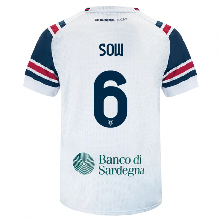 Danxen Kid Mouhamed Sow #6 White Red Green Away Jersey 2026/27 T-Shirt