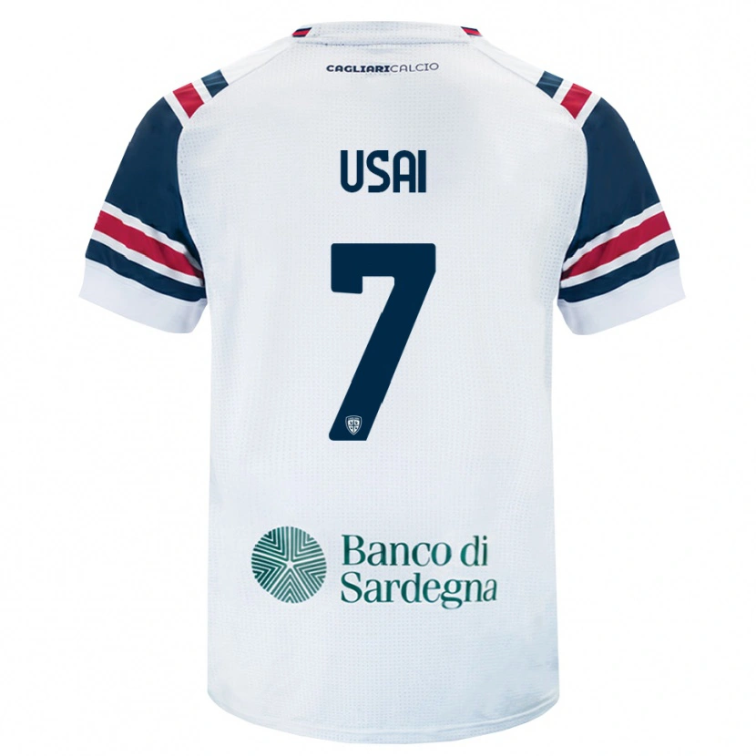 Danxen Kid Carlo Usai #7 White Red Green Away Jersey 2026/27 T-Shirt