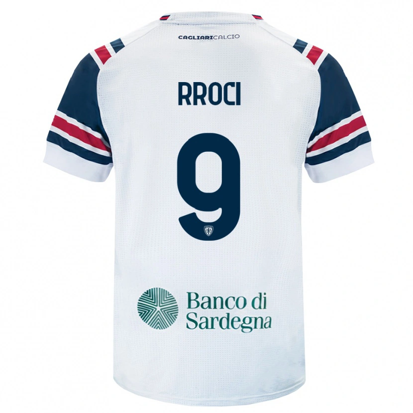 Danxen Kid Kevin Rroci #9 White Red Green Away Jersey 2026/27 T-Shirt