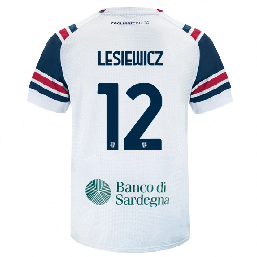 Danxen Kid Mateusz Lesiewicz #12 White Red Green Away Jersey 2026/27 T-Shirt