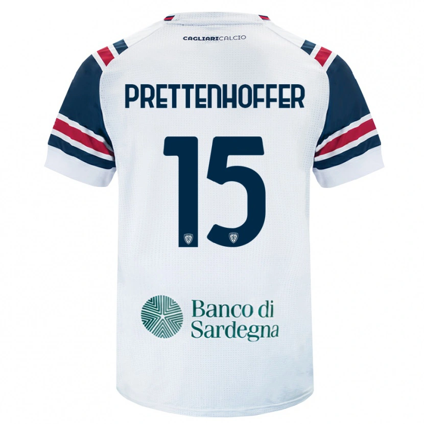 Danxen Kid Márton Prettenhoffer #15 White Red Green Away Jersey 2026/27 T-Shirt