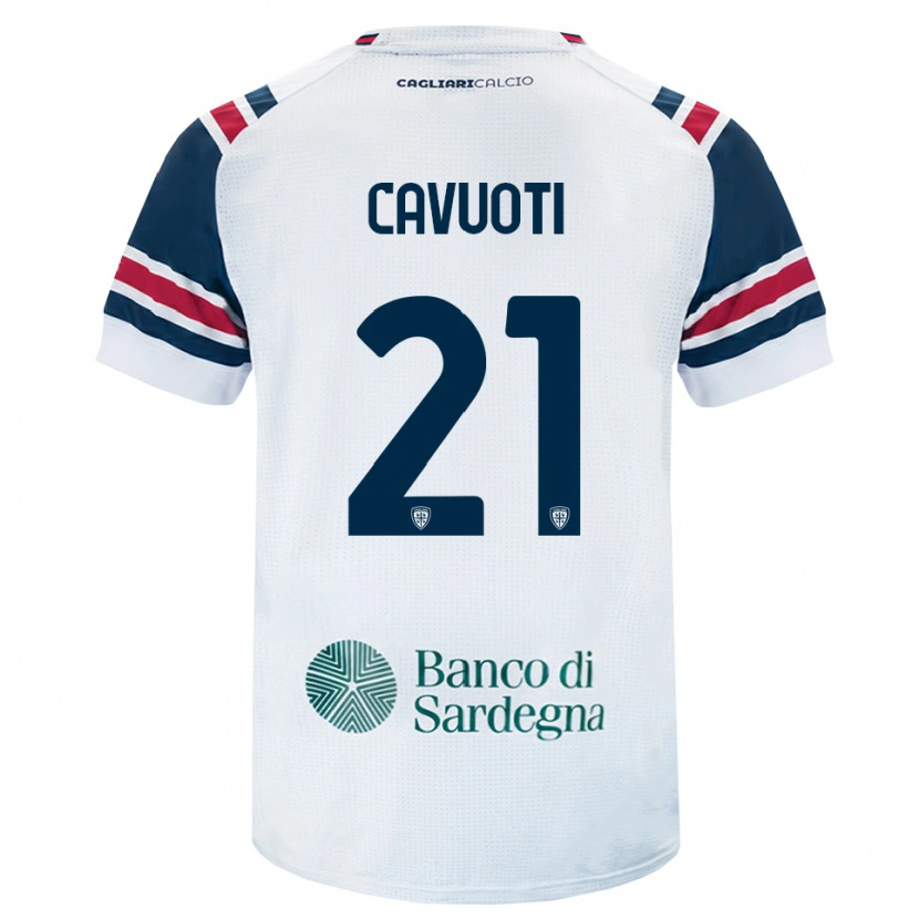 Danxen Kid Nicolò Cavuoti #21 White Red Green Away Jersey 2026/27 T-Shirt