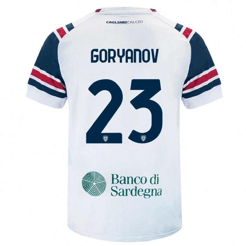 Danxen Kid Kristiyan Goryanov #23 White Red Green Away Jersey 2026/27 T-Shirt