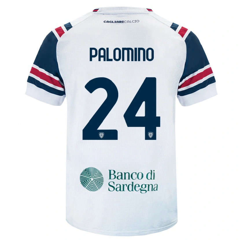 Danxen Kid Jose Luis Palomino #24 White Red Green Away Jersey 2026/27 T-Shirt
