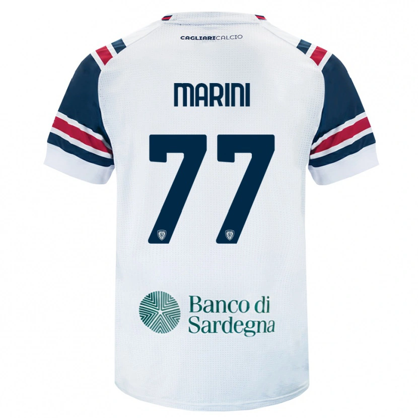Danxen Kid Matteo Marini #77 White Red Green Away Jersey 2026/27 T-Shirt