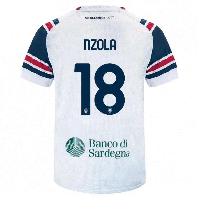 Danxen Kid M'bala Nzola #18 White Red Green Away Jersey 2026/27 T-Shirt
