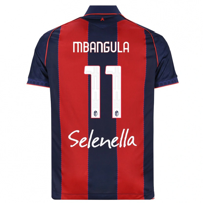 Danxen Kid Samuel Mbangula #11 Royal Blue Red White Home Jersey 2026/27 T-Shirt
