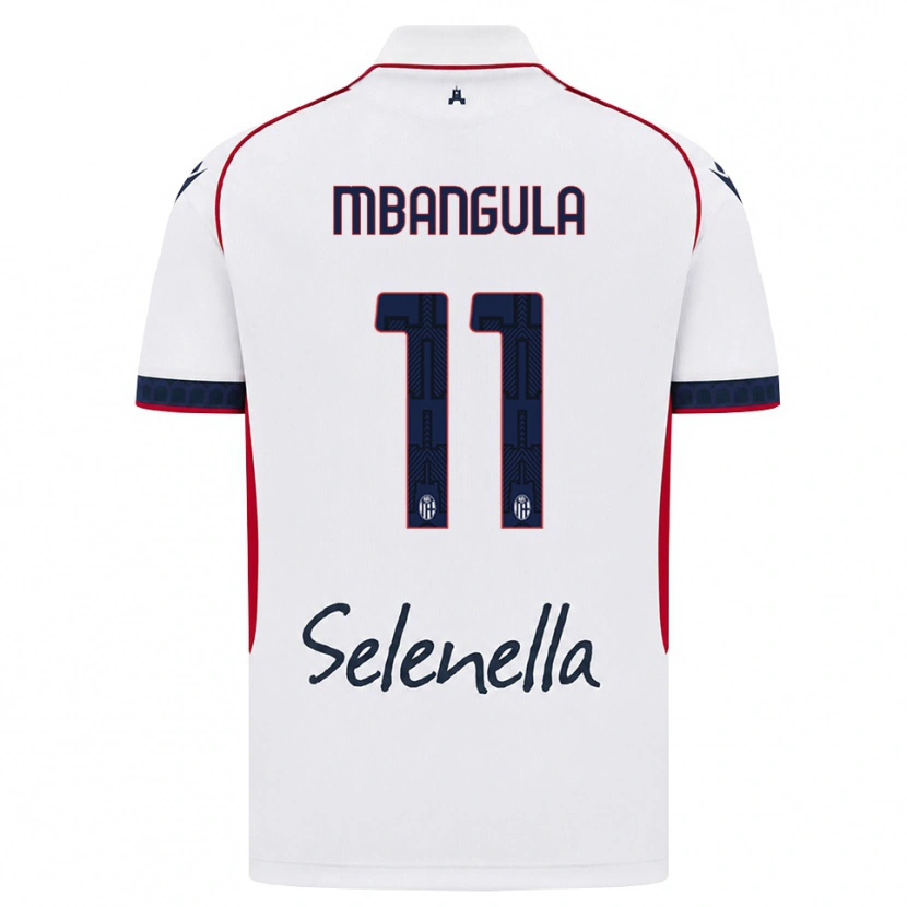 Danxen Kid Samuel Mbangula #11 White Red Royal Blue Away Jersey 2026/27 T-Shirt