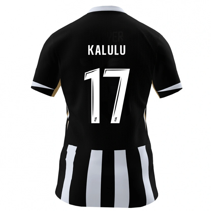 Danxen Kid Joseph Kalulu #17 Black Blue Home Jersey 2026/27 T-Shirt